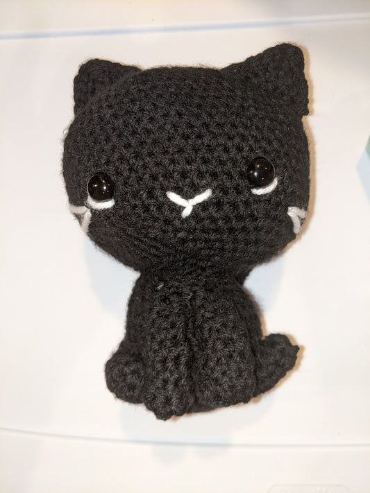 Adorable Crochet Kitty Amigurumi Plushie