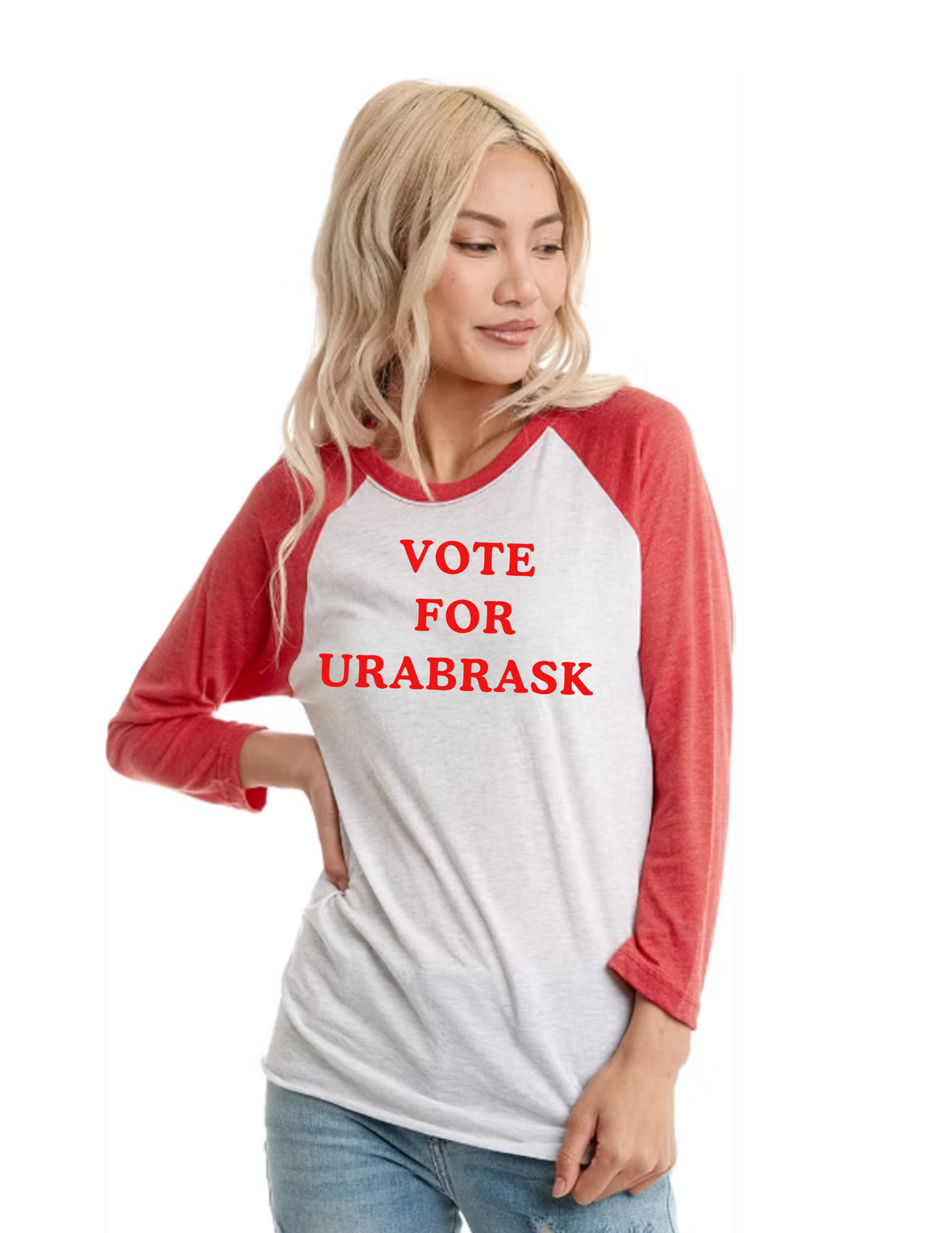 Vote For Urabrask | Unisex Raglan Tee or Crop top