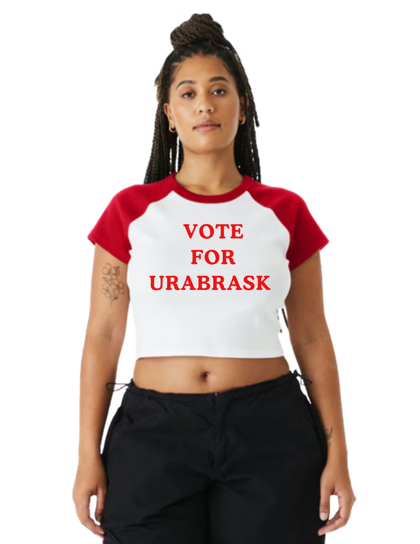 Vote For Urabrask | Unisex Raglan Tee or Crop top